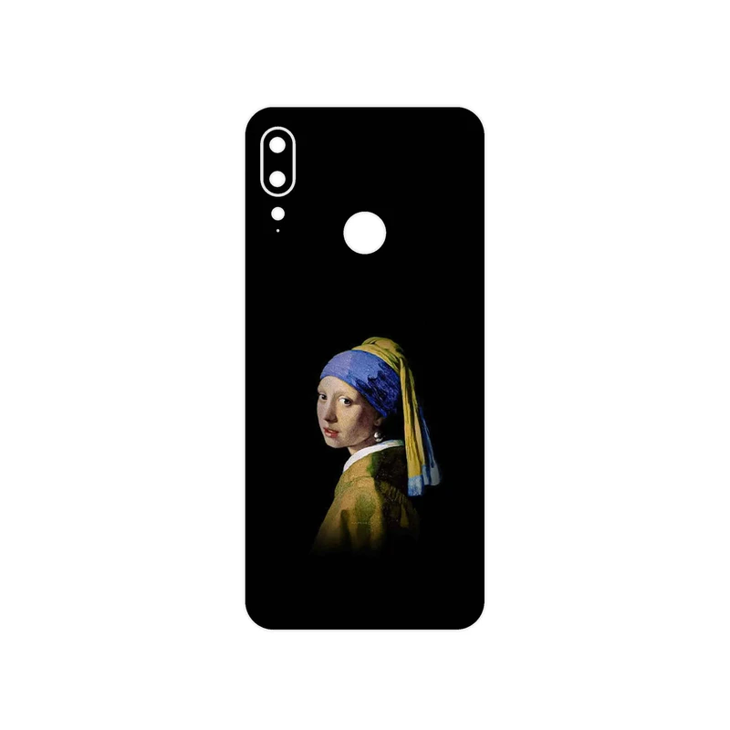 برچسب پوششی ماهوت مدل Girl with a Pearl Earring of Vermeer مناسب برای گوشی موبایل موتورولا Moto E6 Plus