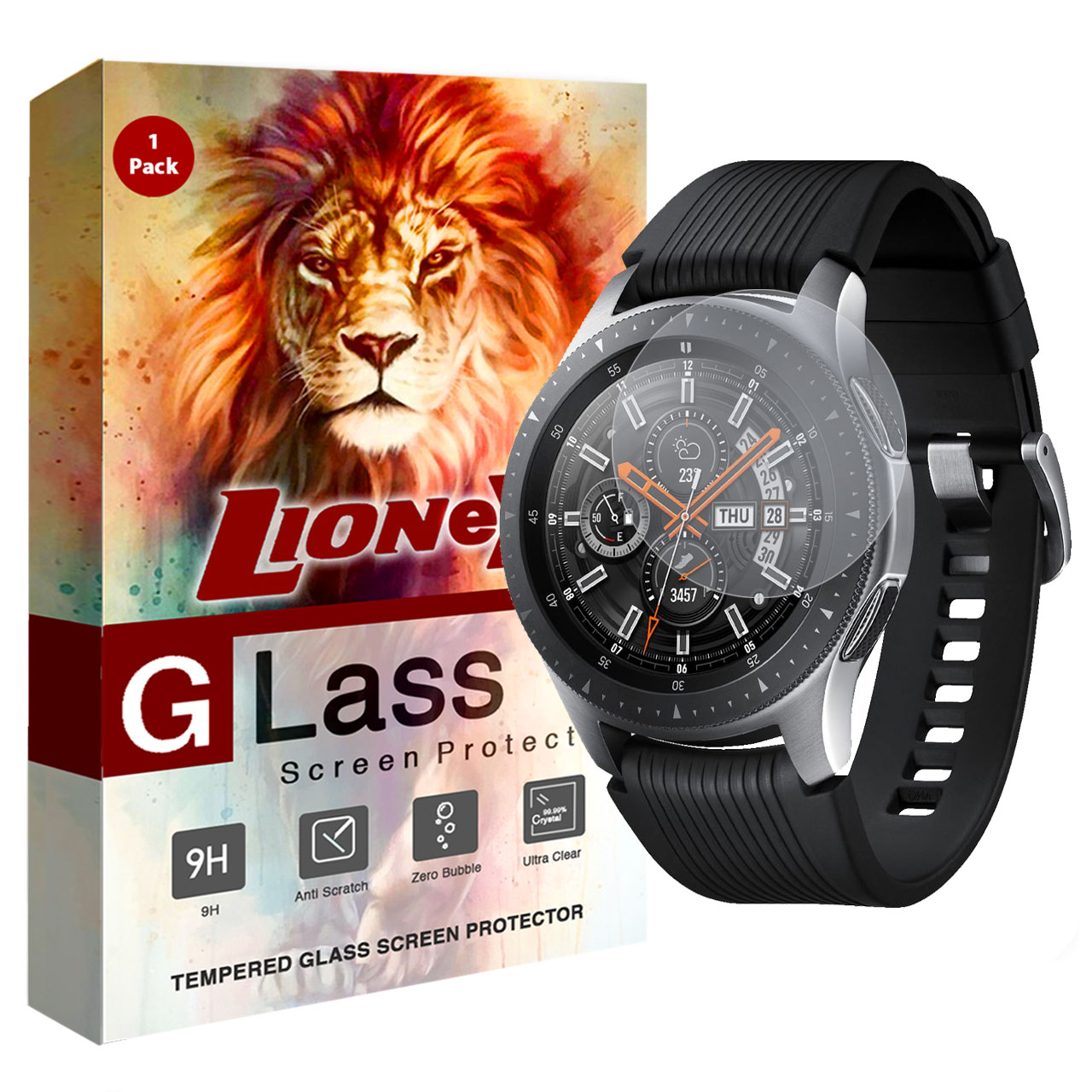 محافظ صفحه نمایش لایونکس مدل UPS مناسب برای ساعت هوشمند سامسونگ Galaxy Watch