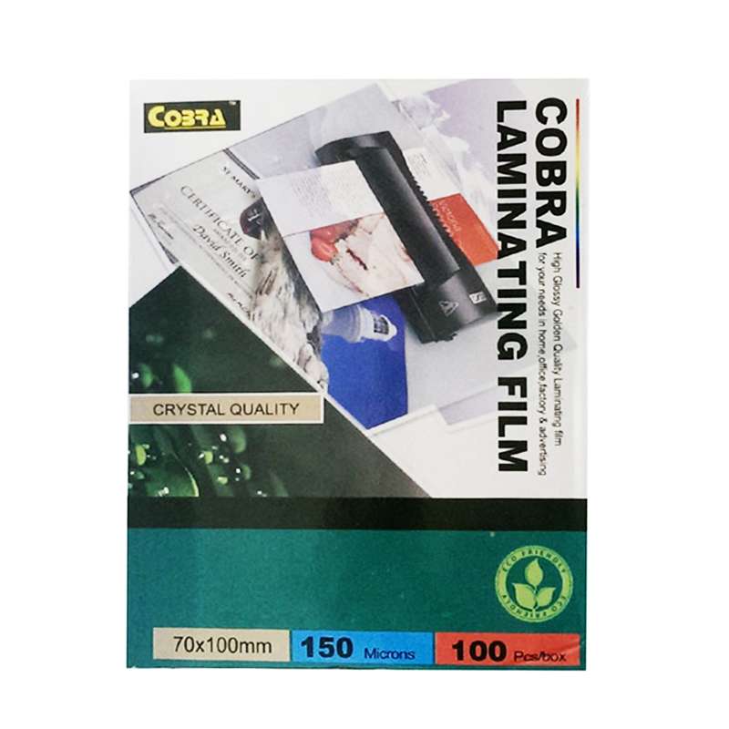 طلق پرس کبرا مدل 150 سایز A5 بسته 100 عددی طلق پرس کبرا مدل 150 سایز A5 بسته 100 عددی
