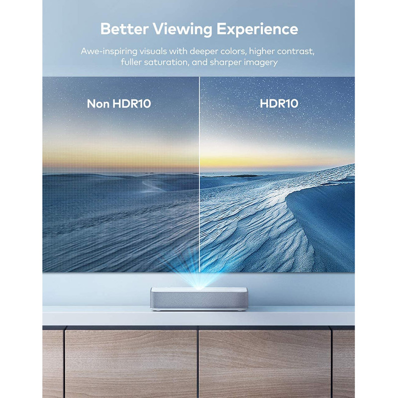 ویدئو پروژکتور واوا مدل 4K Ultra Short Throw Laser TV projector ports