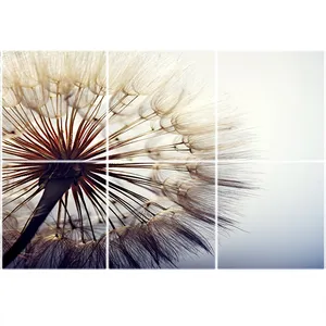 تایل سقفی طرح قاصدک کد 1654-6 سایز 60x60 سانتی متر مجموعه 6 عددی