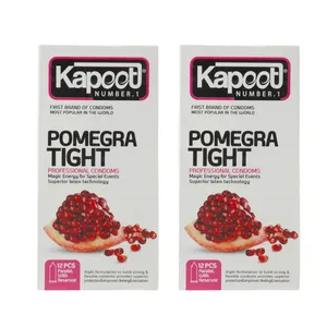کاندوم تنگ کننده کاپوت مدل pomegra tight دو بسته 12 عددی