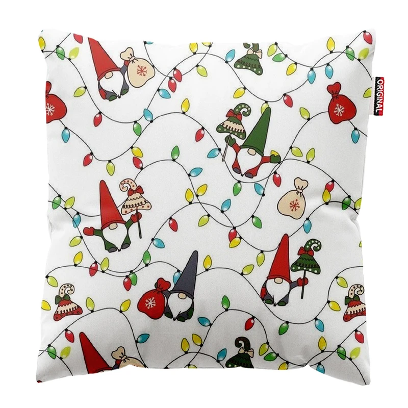 کوسن پاد آفرین طرح کریسمس و بابانوئل کد 2625 سایز 30*30 سانتی متر