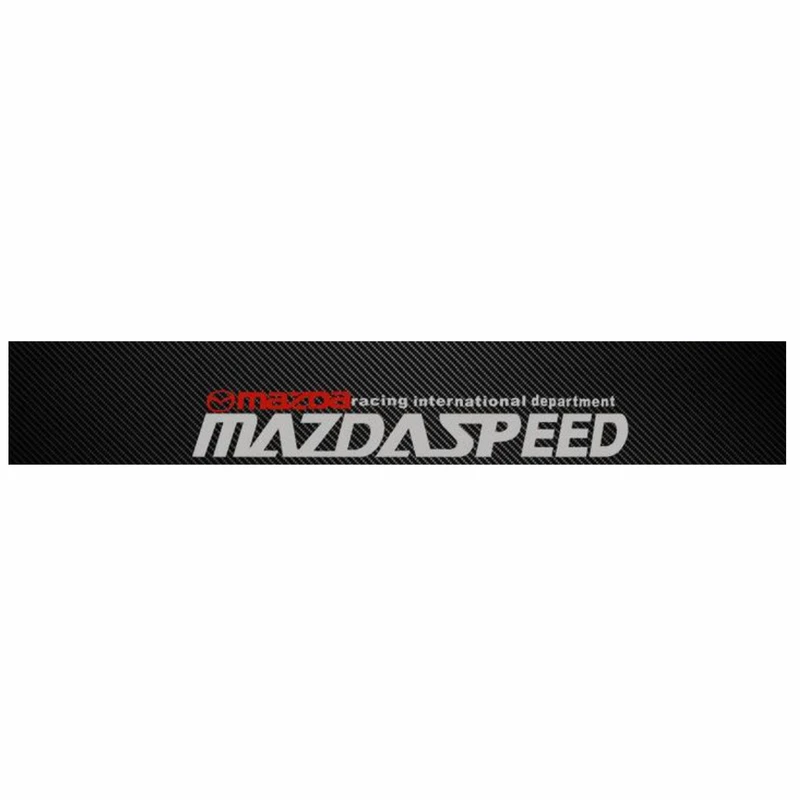 برچسب اینه خودرو استیریت اسپرت طرح MAZDA کد s00 