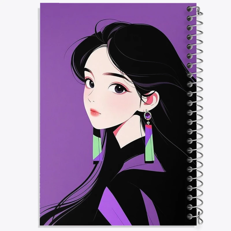 دفتر مشق 50 برگ خندالو طرح دخترانه کد N2145