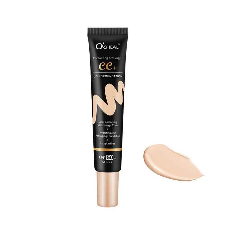 کرم پودر CC مایع SPF50 اوچیل مدل profesional شماره 02 مناسب برای انواع پوست حجم 30 میلی لیتر