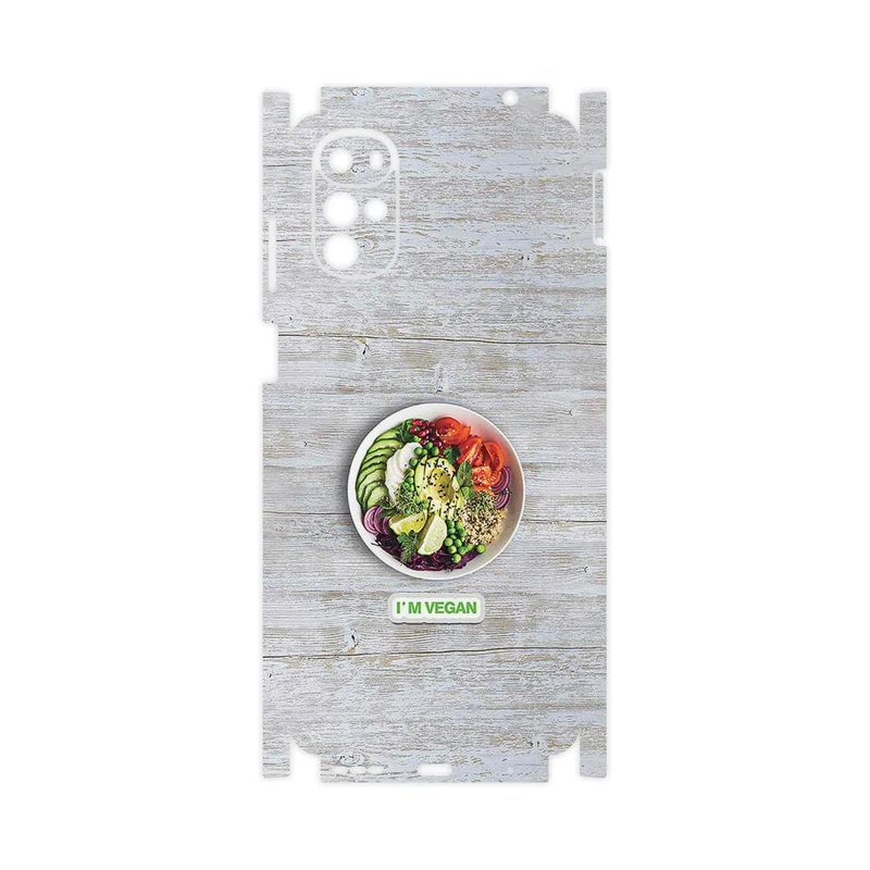 برچسب پوششی ماهوت مدل Im_vegan-FullSkin مناسب برای گوشی موبایل موتورولا Moto G22