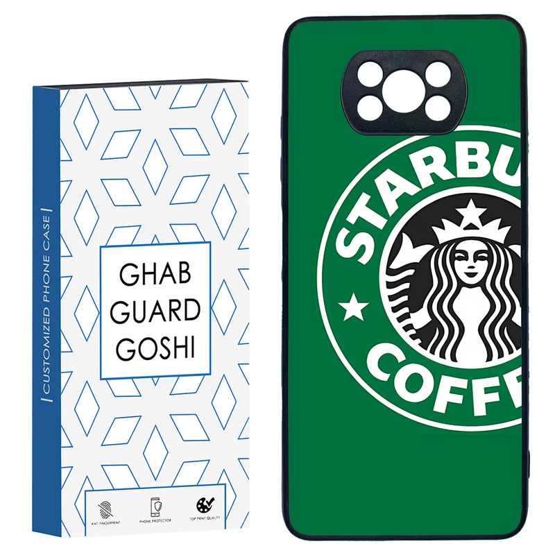 کاور قاب گارد گوشی طرح استارباکس کد TPU-051 مناسب برای گوشی موبایل شیائومی POCO X3 / X3 PRO / X3 NFC 