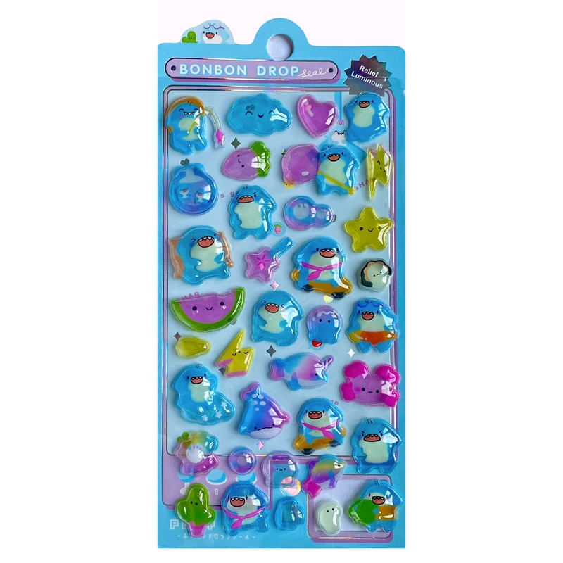 برچسب مدل برجسته سه بعدی طرح فانتزی کد 02