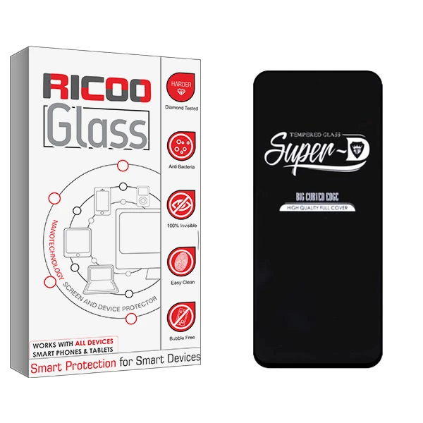 محافظ صفحه نمایش ریکو مدل RiC2 SuperD مناسب برای گوشی موبایل شیائومی Redmi Note 9 / Note 9T