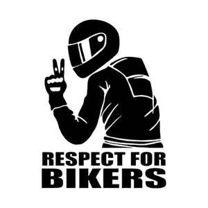 برچسب بدنه خودرو لندمون طرح دوچرخه سوار کد LS002 M 