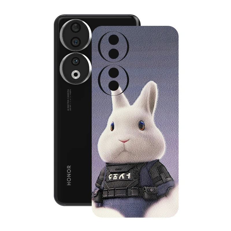 برچسب پوششی ریمکس مدل Leth طرح خرگوش پلیس مناسب برای گوشی موبایل آنر 90