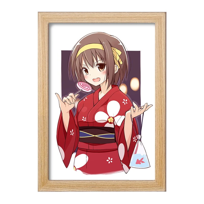 تابلو خندالو مدل هاروهی انیمه ناپدید شدن هارومی سوزومیا The Disappearance of Haruhi Suzumiya  کد 23160