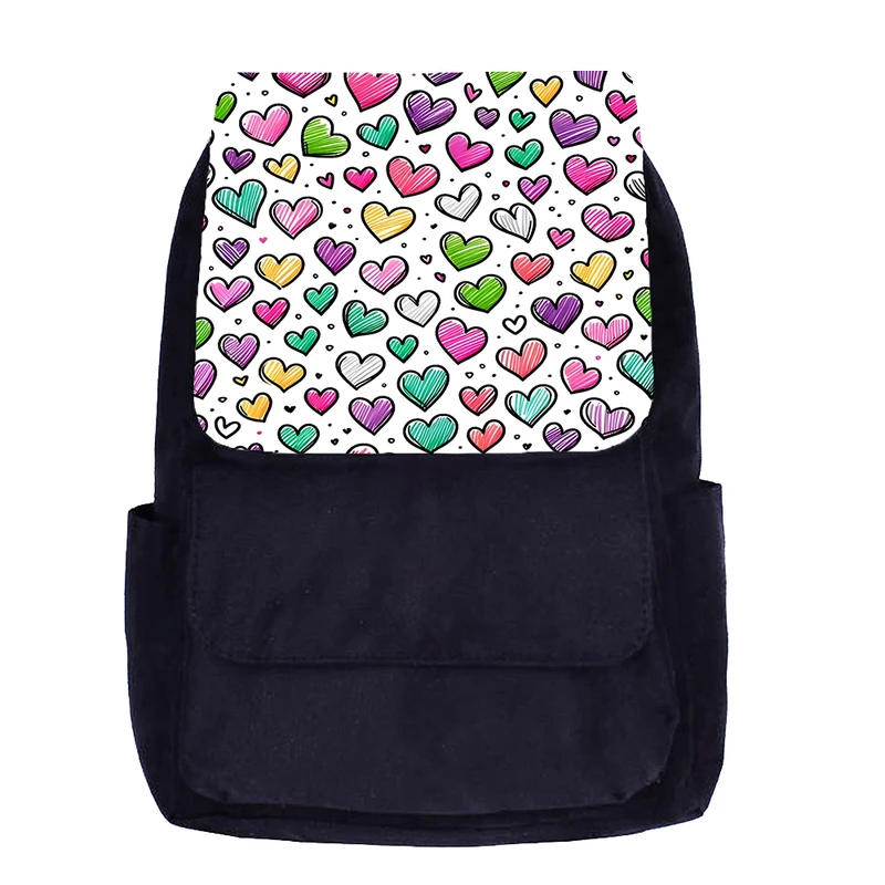 کوله پشتی مدرسه مدل قلبی کد DKKP19