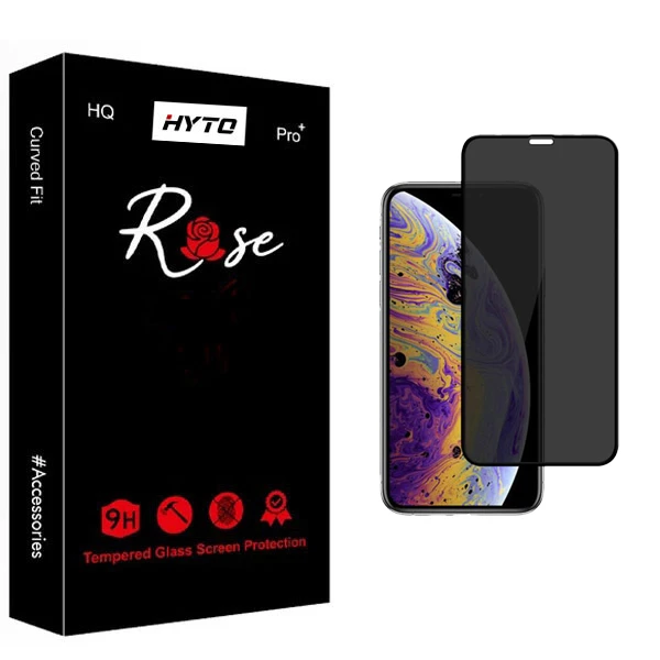 محافظ صفحه نمایش حریم شخصی هیتو مدل Rose SuperX مناسب برای گوشی موبایل اپل iPhone XS Max/ 11 Pro Max  