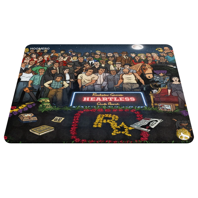 ماوس پد هومرو مدل A2756 طرح Grand Theft Auto Online