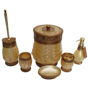 ست سرویس بهداشتی 6 پارچه کنتراست مدل CRC-01