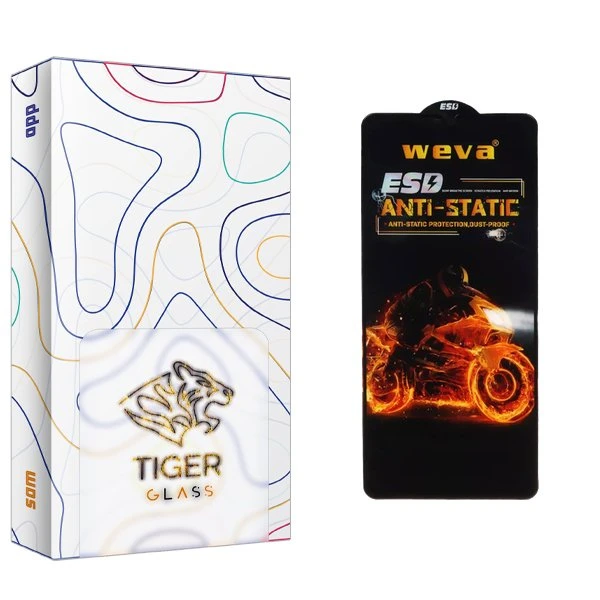 محافظ صفحه نمایش تایگر گلس مدل APL2 Weva ESD مناسب برای گوشی موبایل سامسونگ Galaxy A30