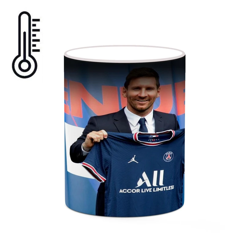 ماگ حرارتی کاکتی طرح Leo Messi لئو مسی مدل mgh42434