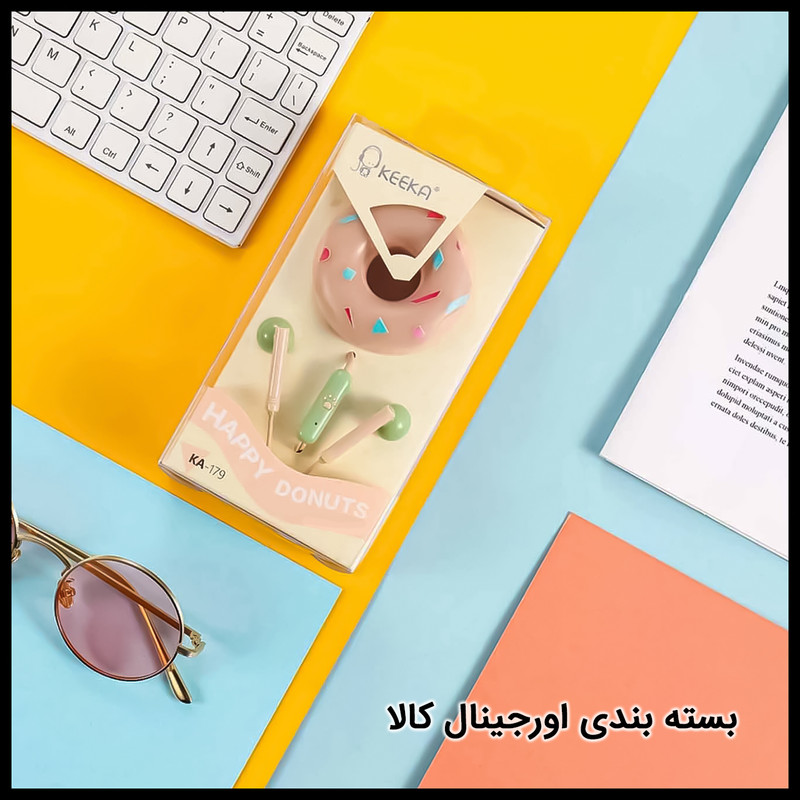 هندزفری کیکا مدل KA-179 طرح Happy Donuts 2
