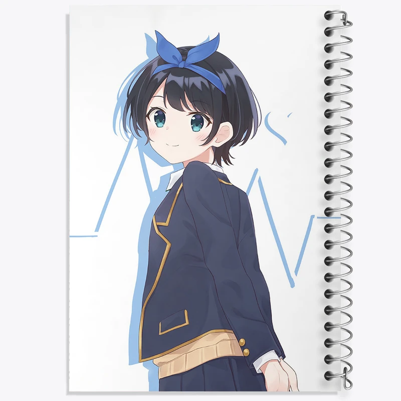 دفتر مشق 50 برگ خندالو طرح روکا انیمه کانوجو اوکاری کد 34859