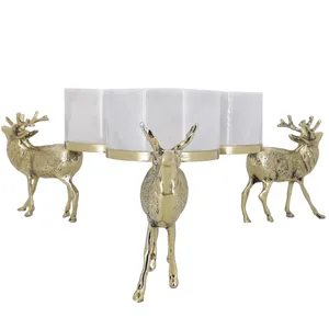 آجیل خوری برنزی مدل سه گوزن