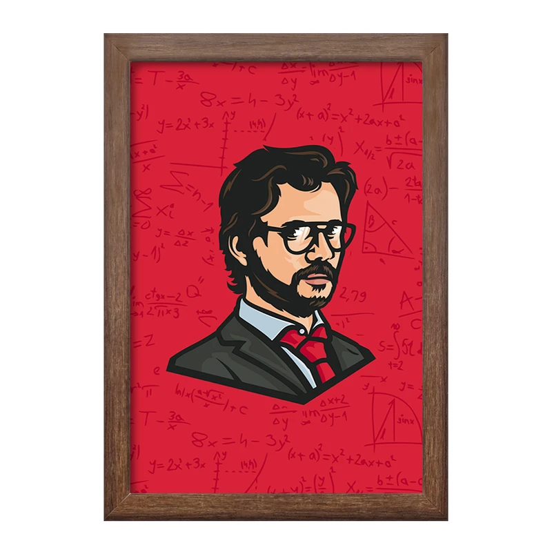 تابلو خندالو طرح پروفسور سریال Money Heist  کد 3234