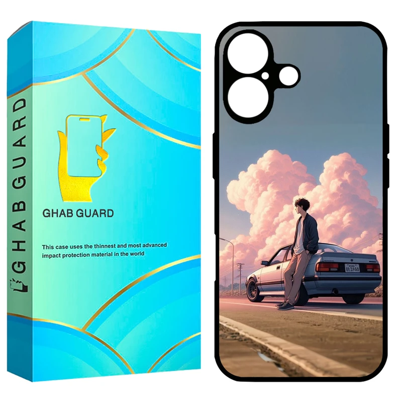 کاور قاب گارد طرح ماشین مدل GCHP16 مناسب برای گوشی موبایل اپل iPhone 16