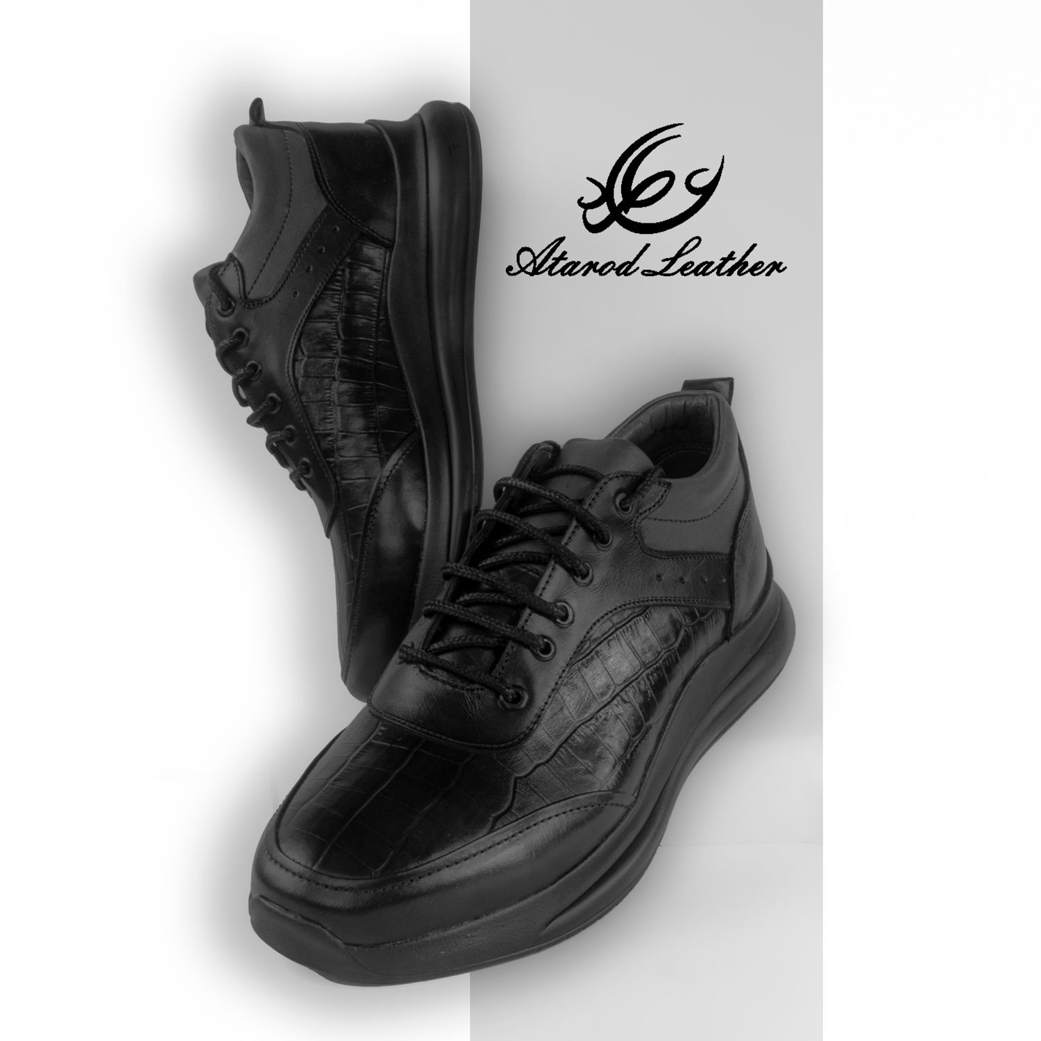 کفش روزمره مردانه چرم عطارد مدل چرم طبیعی کد SH39 -  - 4