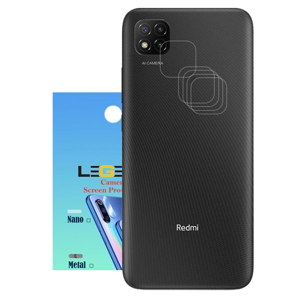 محافظ لنز دوربین نانو مدل 05 مناسب برای گوشی موبایل شیائومی redmi 9c بسته 5 عددی