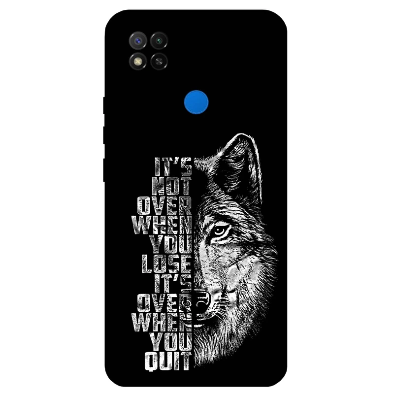 کاور مگافون طرح گرگ مدل 1894 مناسب برای گوشی موبایل شیائومی Redmi 9C / 9C NFC 