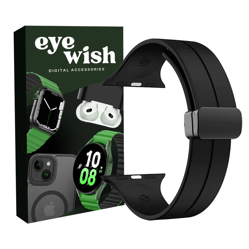 بند آی ویش مدل Magnetic Claps مناسب برای اپل واچ 42 میلی متری سری 11