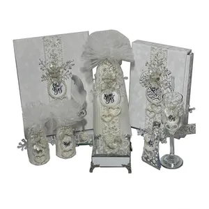 ابزار مهمانی مدل بله برون ارغوان بسته 8 عددی