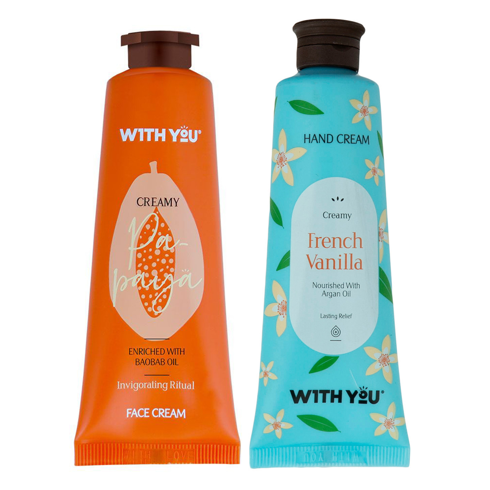 کرم مرطوب کننده ویت یو مدل PAPAYA and French Vanilla حجم 50 میلی لیتر مجموعه 2 عددی کرم مرطوب کننده ویت یو مدل PAPAYA and French Vanilla حجم 50 میلی لیتر مجموعه 2 عددی