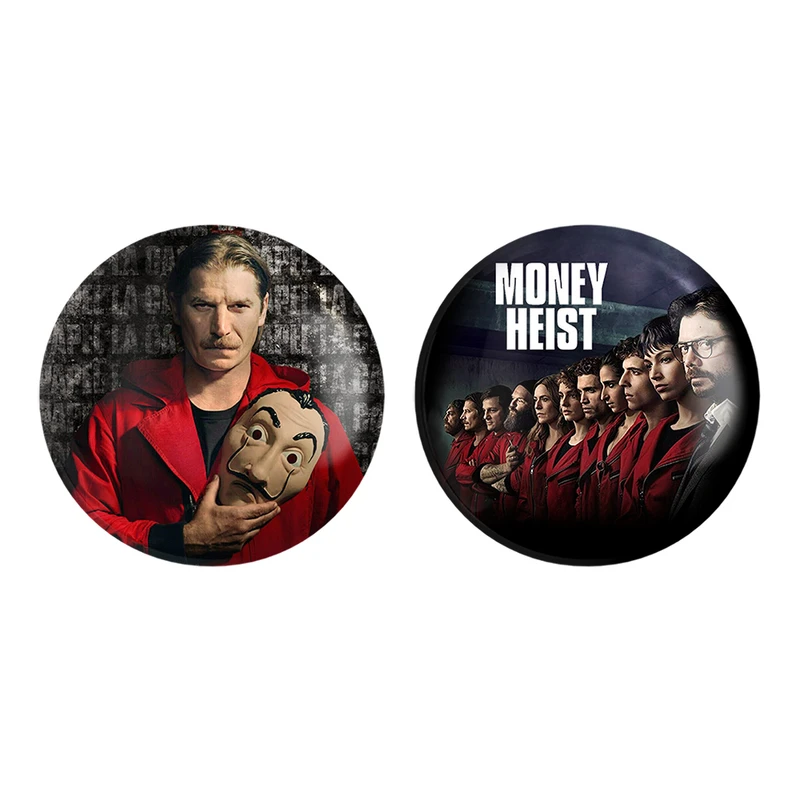 مگنت خندالو طرح مارسلا سریال Money Heist کد 32233240 مجموعه 2 عددی