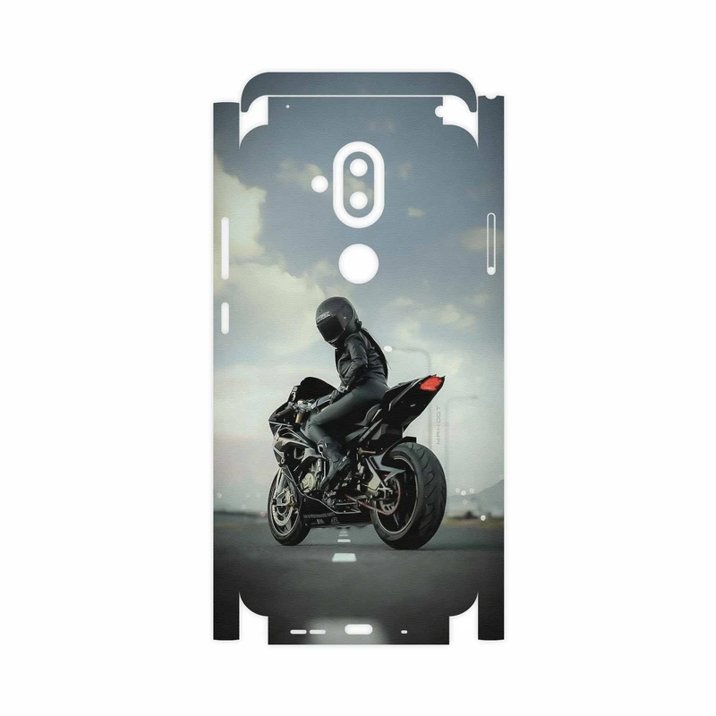 برچسب پوششی ماهوت مدل Motorcycling-FullSkin مناسب برای گوشی موبایل نوکیا 8.1