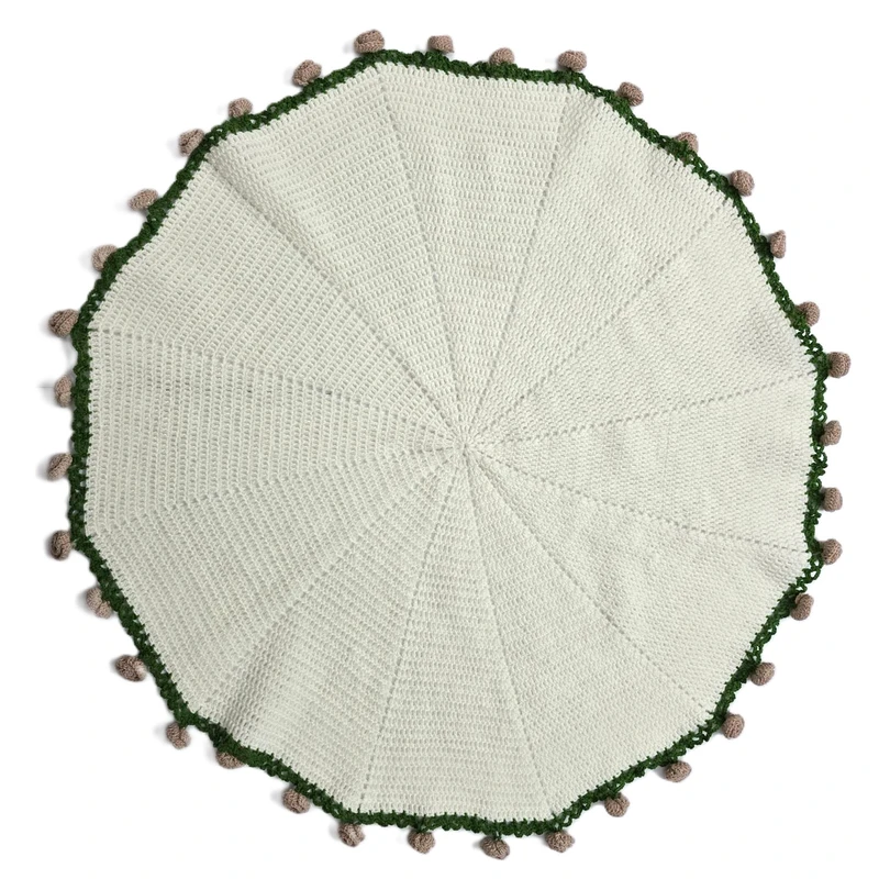 رومیزی مدل دسته گل کد 003 سایز 75x75 سانتی‌متر