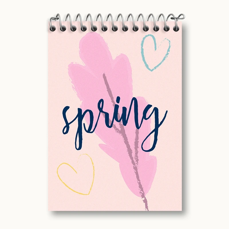 دفتر یادداشت 50 برگ خندالو مدل بهار کد N294