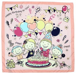 روسری دخترانه مدل BIRTH کد 551