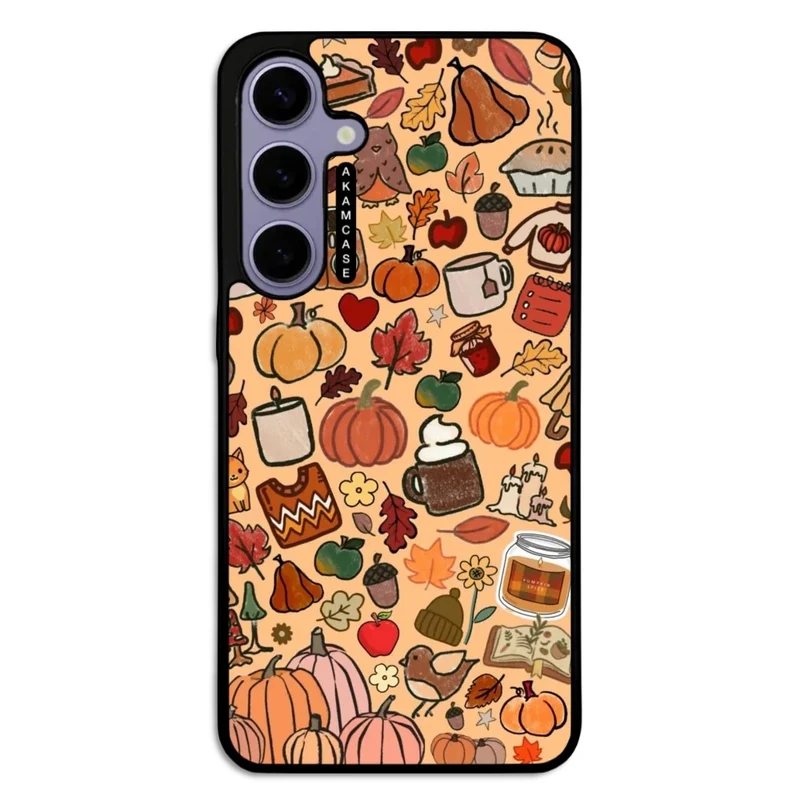 کاور آکام مدل AMC-WSGS24P-PUMPKIN-13 مناسب برای گوشی موبایل سامسونگ Galaxy S24 Plus