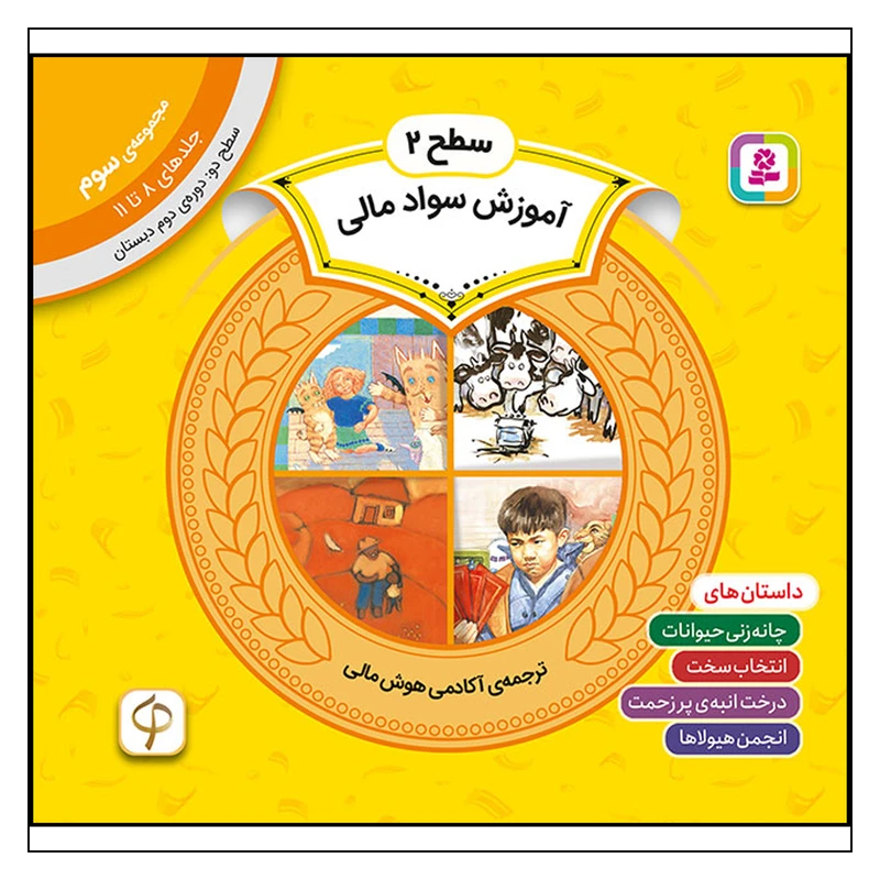 کتاب آموزش سواد مالی سطح 2 (مجموعه‌ی سوم-جلدهای 11 تا 8) اثر جمعی از نویسندگان انتشارات قدیانی