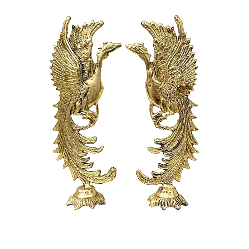 مجسمه برنجی مدل سیمرغ کد H-1164 بسته 2 عددی