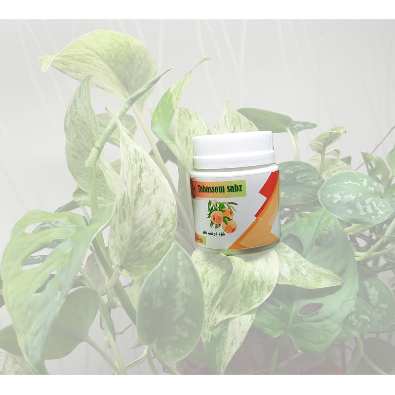 کود درخت هلو تبسم سبز مدل A100 وزن 100 گرم