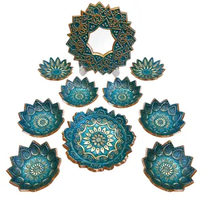مجموعه ظروف هفت سین 10 پارچه کد S2