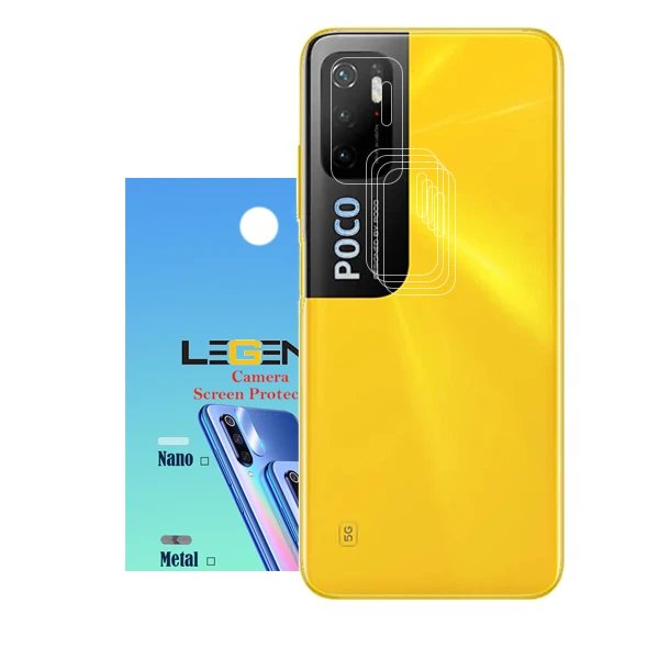 محافظ لنز گوشی نانو مدل 006 مناسب برای گوشی موبایل شیائومی poco m3 pro بسته 5 عددی