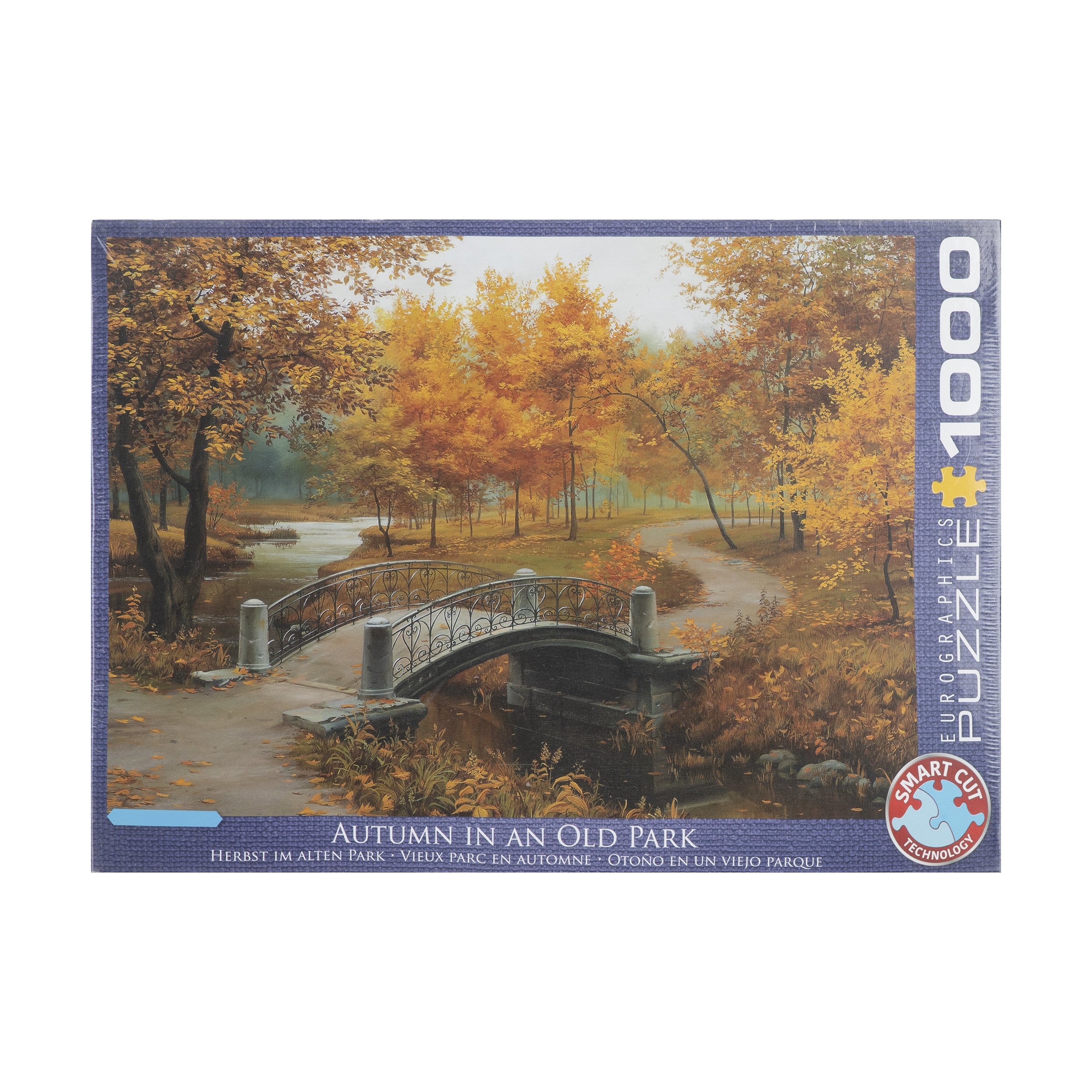 پازل 1000 تکه یوروگرافیکس پازلز مدل Autumn In Old Park کد 6000-0979