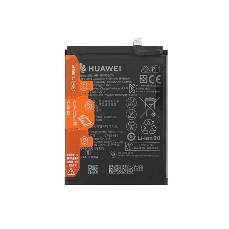 تصویر باتری موبایل هوآوی مدل HB486486ECW ظرفیت 4200میلی‌آمپر ساعت مناسب برای گوشی موبایل هوآوی Mate 20 Pro
