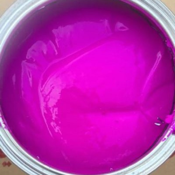 رنگ بنفش فلورسنتی رنگ ترک پورقاضیان کد 6050 حجم 0.9 لیتر
