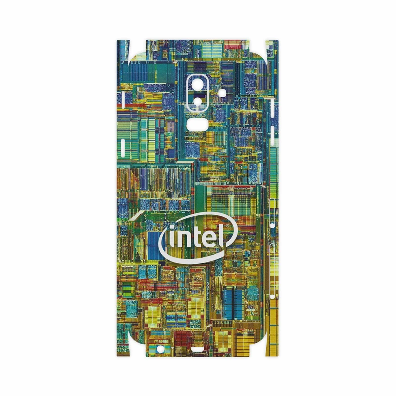 برچسب پوششی ماهوت مدل Intel Brand-FullSkin مناسب برای گوشی موبایل سامسونگ Galaxy J8