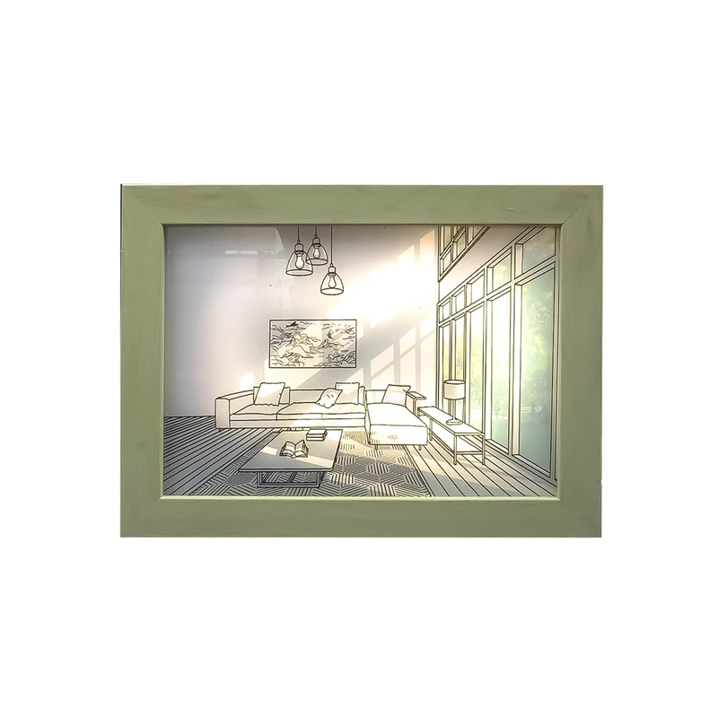 تابلو نوری مدل shadow box